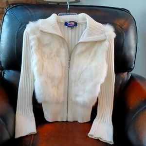 Leather USA sweater.  Size L